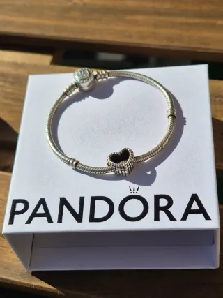 Charm Pandora Corazón Plata
