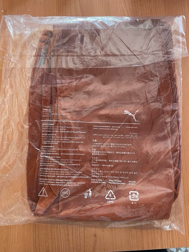 Pantalones Puma Pana Ladrillo Talla M