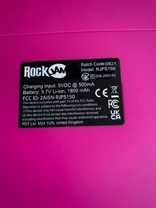 Karaoke Rockjam con 2 micrófonos