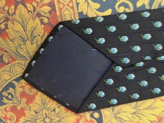 Corbata David Saddler Seda Flores Azules