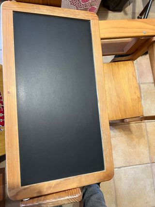 Pupitre Infantil Madera con Pizarra
