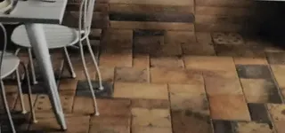 Suelo exterior imitación madera