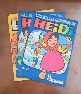 Lote 3 tebeos Las bellas historias de Heidi