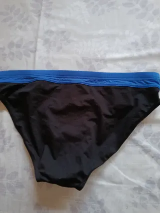 Bañador hombre negro y azul