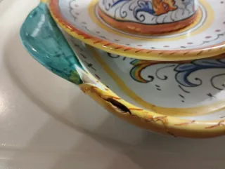 Set 2 tazzine caffè, piattini e zuccheriera