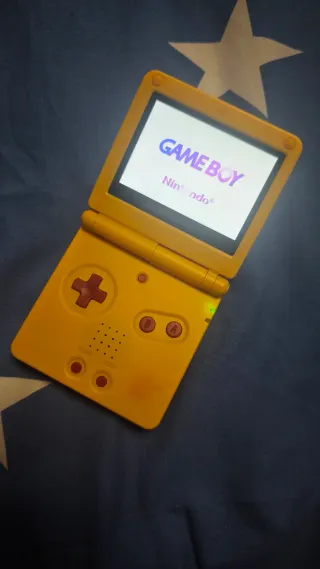 Nintendo GBA SP Edición Pikachu IPS V5