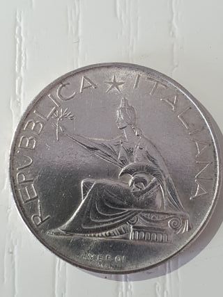 Moneta 500 Lire d'argento Centenario Repubblica
