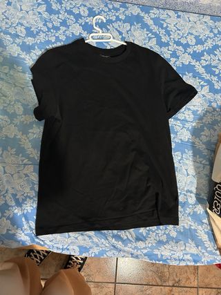 Camiseta negra talla M