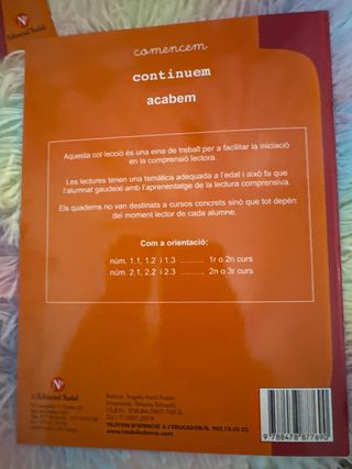 Lote 2 cuadernos comprensión lectora