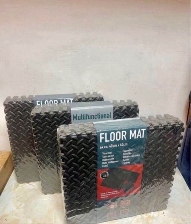 Pacchetti di tappetini per palestra, garage e piscina - 6 tappetini per pacchetto