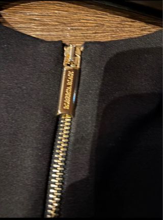 Vestito similpelle nero