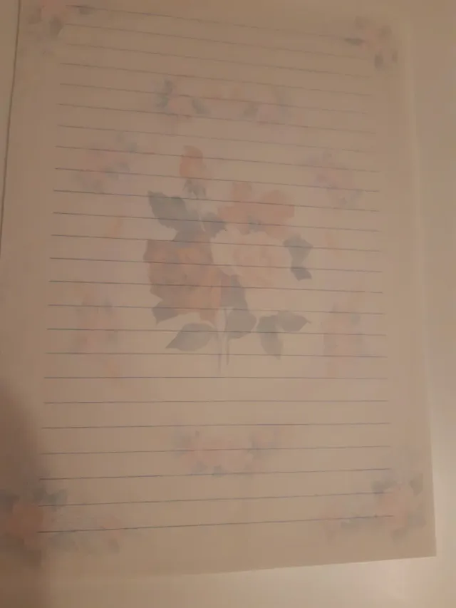 Hojas cartas vintage 90s coleccionistas