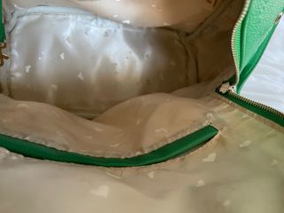 Mochila Verde Corazones Mimi&Mua