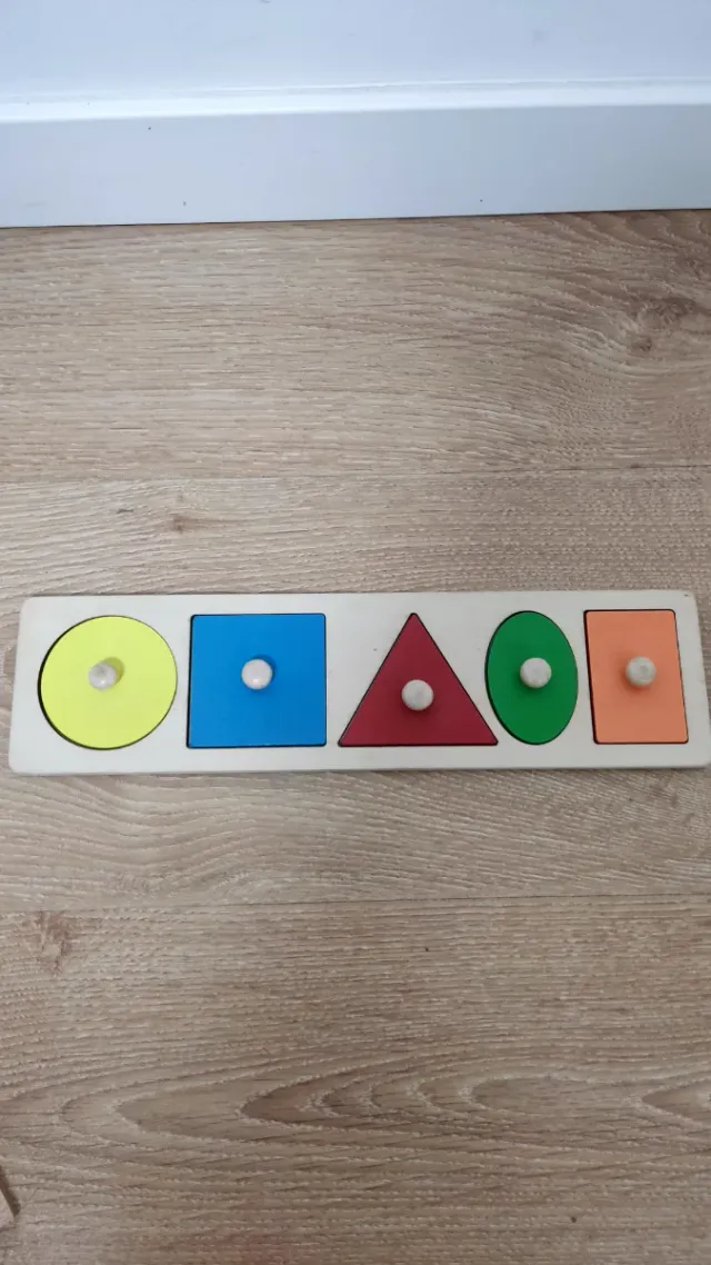 Juego Montessori Formas Geométricas Madera