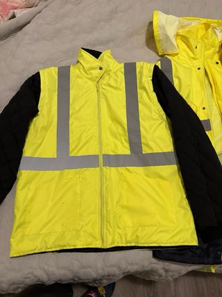 Giacca alta visibilità giallo/nera