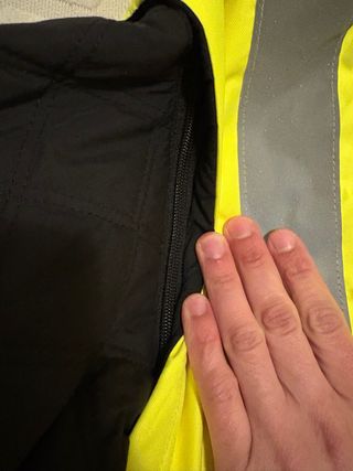 Giacca alta visibilità giallo/nera