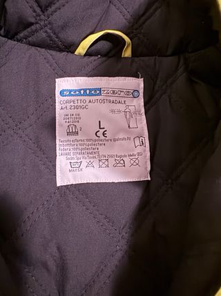 Giacca alta visibilità giallo/nera