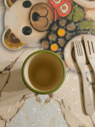 Porta mestoli Thun ceramica e legno