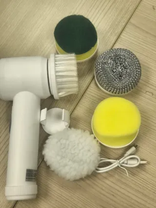 Spazzola elettrica pulizia con accessori