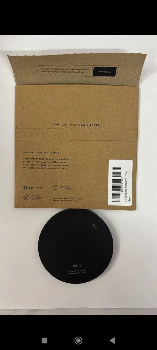 Lens Filter Caps URTH