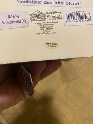 Figura Disney Mickey y Minnie Boda