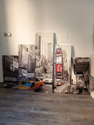 Set di 5 quadri moderni