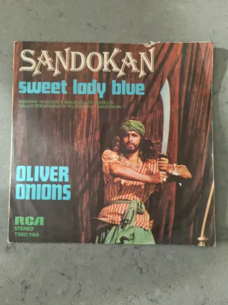 Sandokan Sweet Lady Blue 45 Giri Vinile