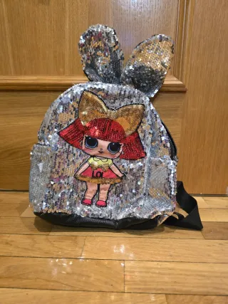 Mochila LOL Lentejuelas Orejas Conejo