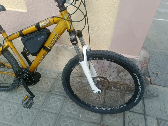 Bicicleta electrica motor central 350w y 650w pico