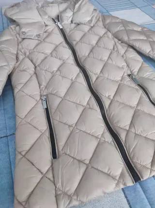 Cazadora acolchada Mango Beige