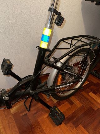 Bicicleta Plegable Nordic Bike Negra