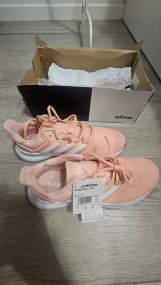 Adidas Runfalcon Mujer Talla 38 2/3 Rosa