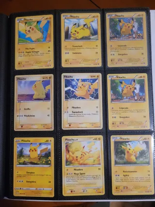 Lotto carte Pokemon Pikachu