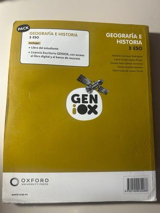 Geografía e Historia 3º ESO. Libro del estudian...