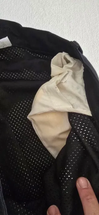 Pantalón moto vaquero negro con protecciones