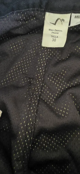 Pantalón moto vaquero negro con protecciones