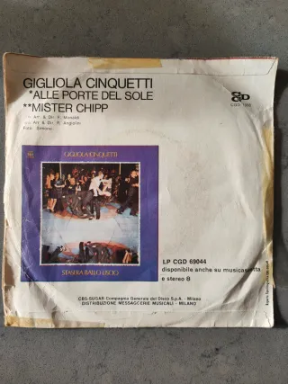Gigliola Cinquetti 45 Giri Vinile
