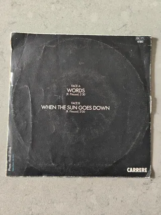 Vinile 45 giri F-R David Words