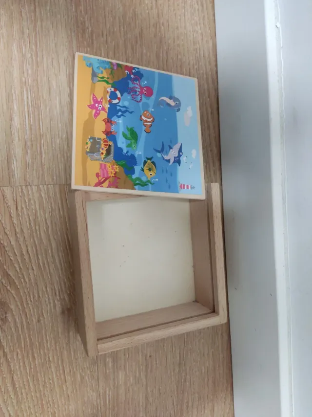 Juego de memoria infantil de madera