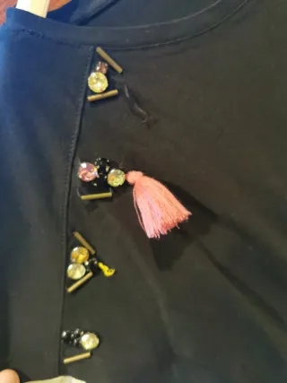 Camiseta Elogy Negra Mujer