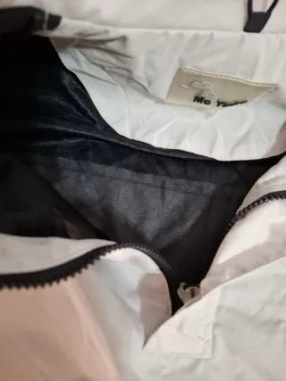 Cortavientos Golf Negro/Blanco