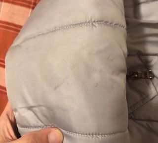 Piumino grigio con cappuccio ovs