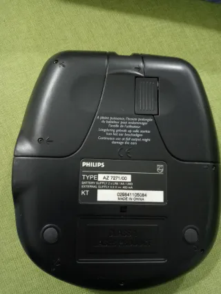 Reproductor CD Philips Portátil Negro