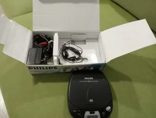 Reproductor CD Philips Portátil Negro