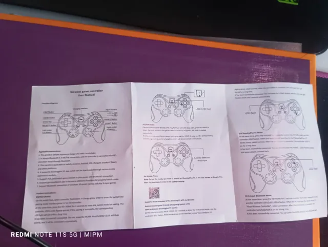 Mando Bluetooth PC/PS3/Android/iOS/Switch