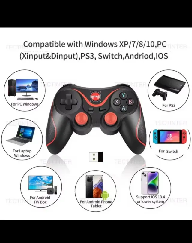 Mando Bluetooth PC/PS3/Android/iOS/Switch