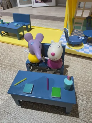 Casa Peppa Pig +furgoneta helados para plastelina.