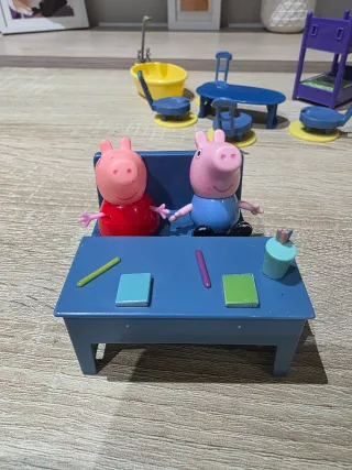 Casa Peppa Pig +furgoneta helados para plastelina.