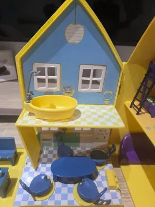 Casa Peppa Pig +furgoneta helados para plastelina.