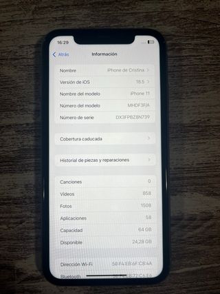 iPhone 11 Morado 64GB